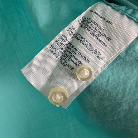 Tommy Hilfiger Short Sleeve Blue Shirt - Picture 8 of 8